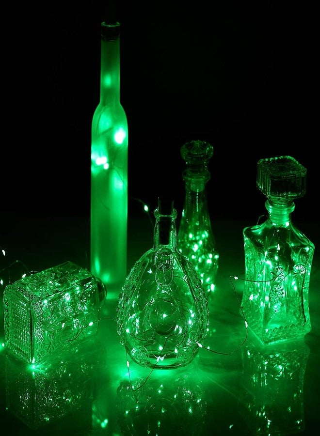 Lexton Cork Light | Bottle Light | Green Copper String Light | Cork String Light | 10 Pieces | for Valentine's Day, Room décor, Birthdays, Party,Diwali - Image 5